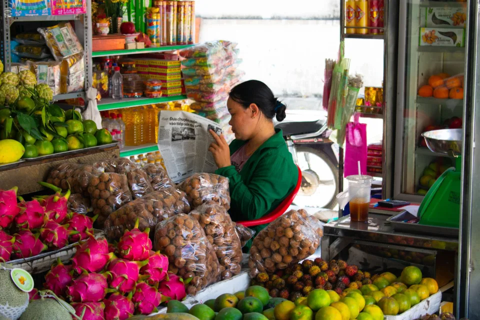 Rau cải tươi nhập sáng nay — trước